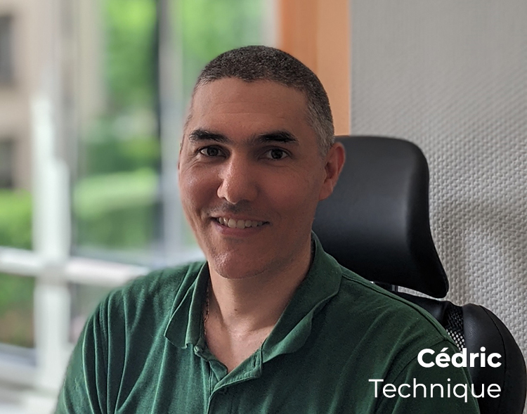 Portrait de Cédric, équipe AGX