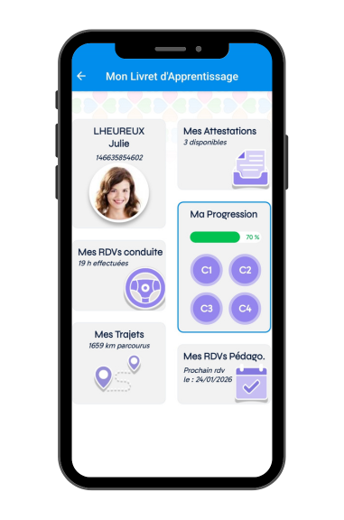 Aper&ccedil;u du livret num&eacute;rique Sarool sur mobile